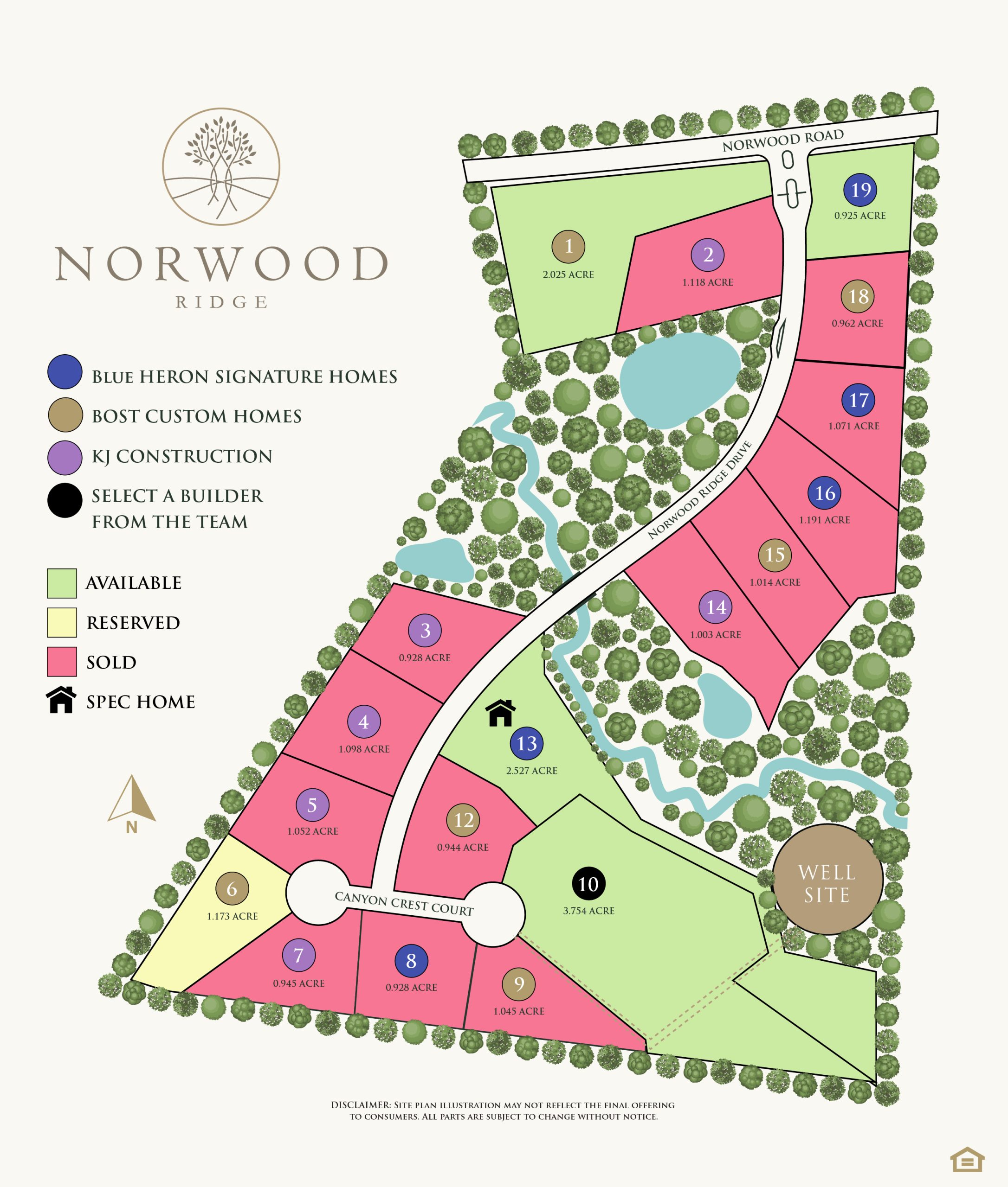 Norwood Ridge site plan